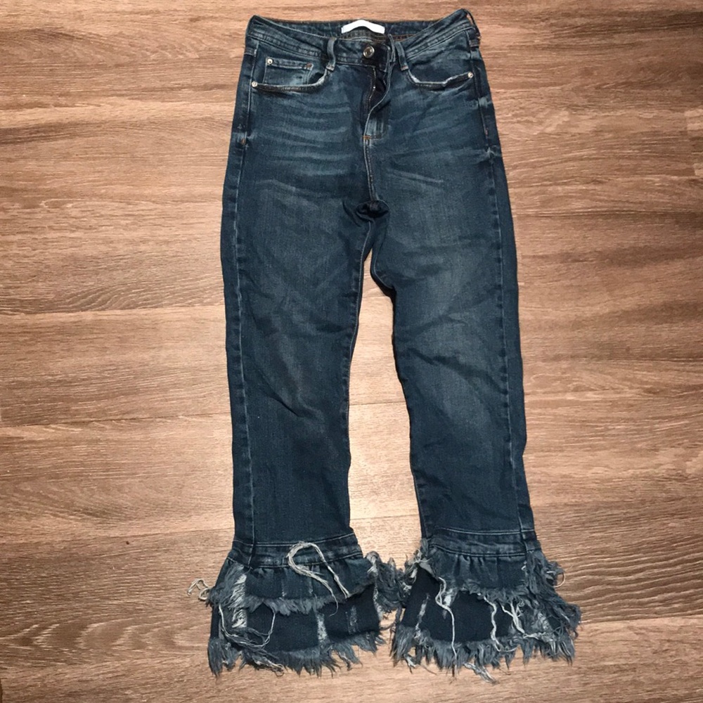 Zara Double Fringe Hem SZ 2